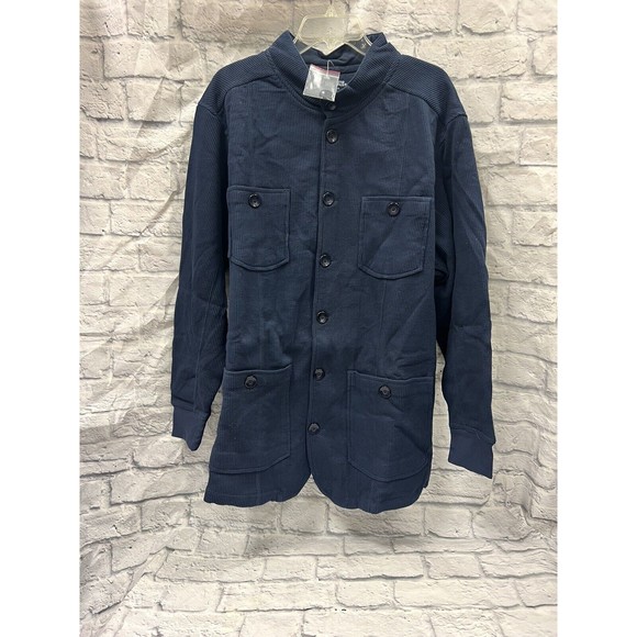 NWT Men's King Size 2XL Big Fleece Warm Flannel Cotton Polyester Jacket Warm - Picture 3 of 6